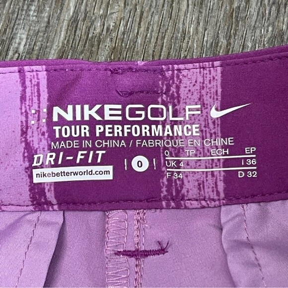 Nike Tour Performance Dri Fit Golf Shorts 4.5 -inch Inseam Size 0 - Picture 5 of 8